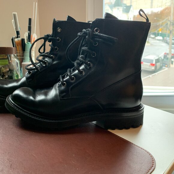 Church's Chelsea Lace Up Moto Boot Brand New - Picture 2 of 6